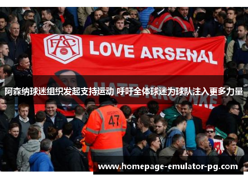 阿森纳球迷组织发起支持运动 呼吁全体球迷为球队注入更多力量