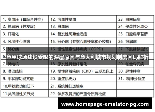意甲球场建设受限的深层原因与意大利城市规划制度困局解析